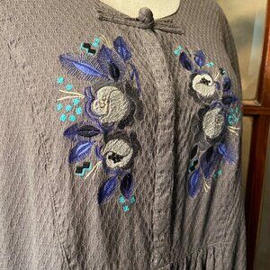 Gudrun Sjödén Embroidered Dress L